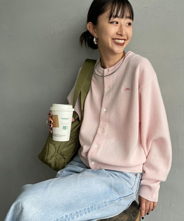 DANTON LAMBSWOOL CREW NECK KNIT CARDIGAN 羊毛圓領針織外套 