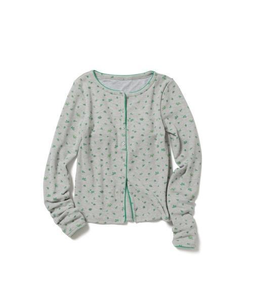 PAMM 小碎花排釦上衣(內含胸墊) 