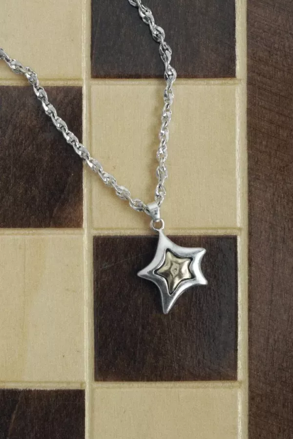 復古多層星形項鍊 