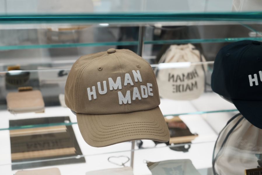 HUMAN MADE 立體文字帽 