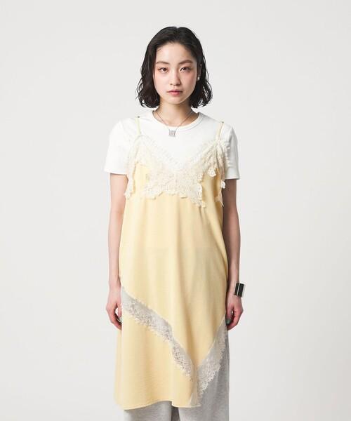 蕾絲吊帶洋裝 