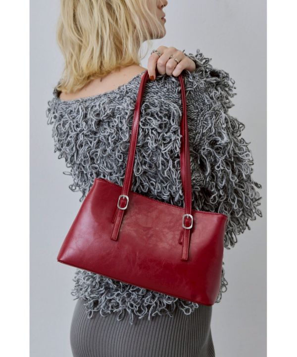 復古雙排扣長柄包 