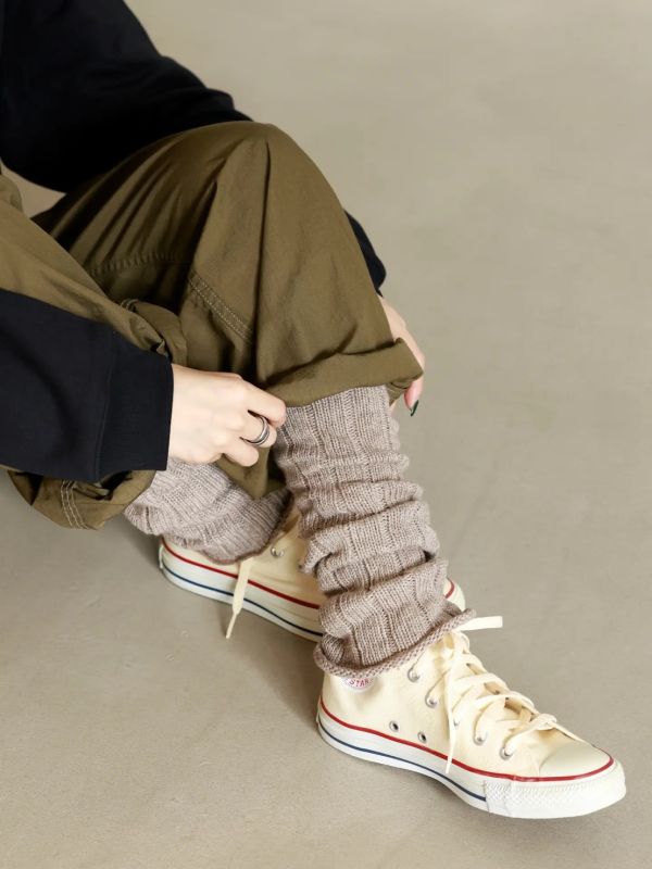 2way 羅紋堆堆襪 