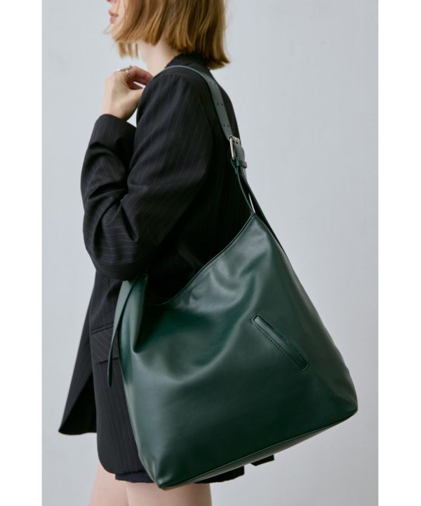 2way大容量皮革托特包 