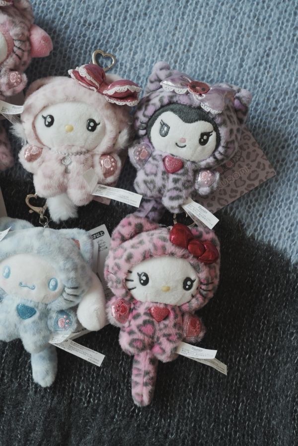 限定豹紋 三麗鷗吊飾 