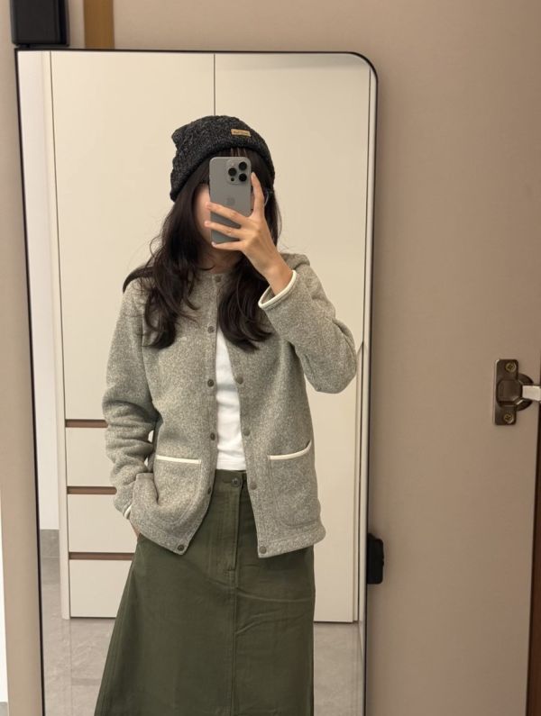 MONT-BELL 排扣圓領外套 