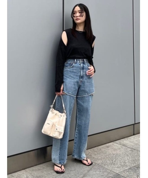 MOUSSY 側開洞牛仔褲 