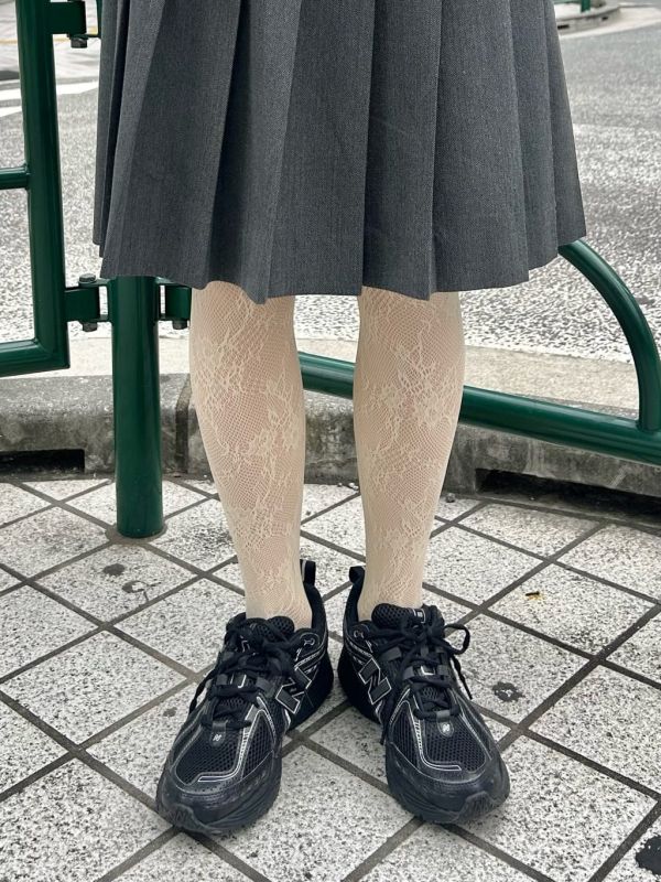 TABIO 蕾絲褲襪 