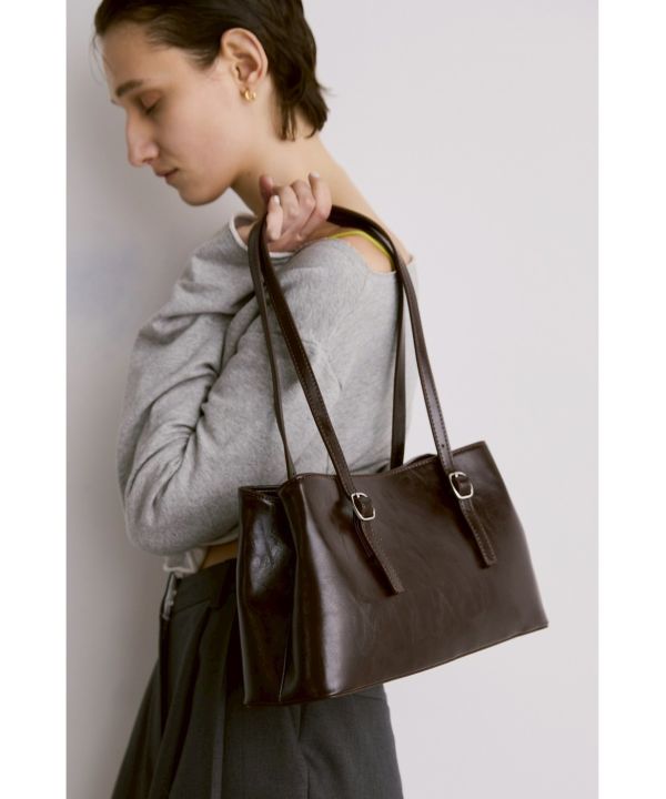 復古雙排扣長柄包 