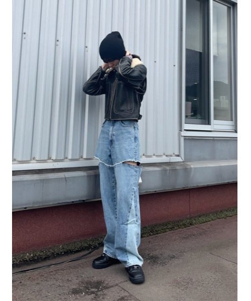 MOUSSY 側開洞牛仔褲 