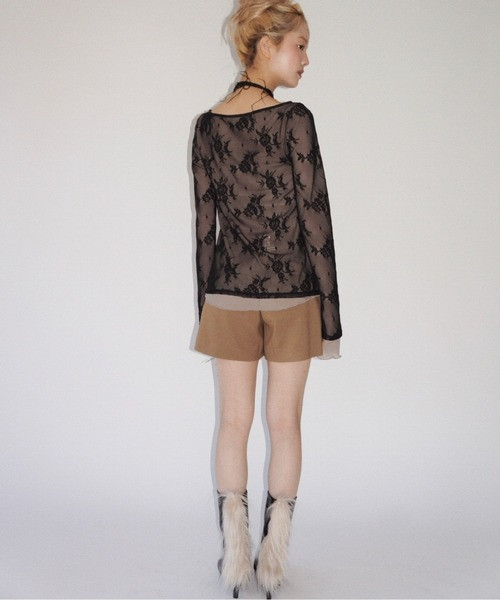 雙層蕾絲打底衣 