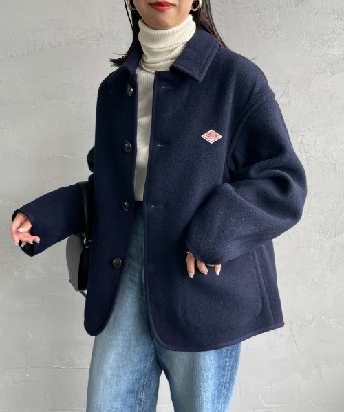 DANTON WOOL LIGHT PILE COVERALLS JACKET 羊毛夾克 