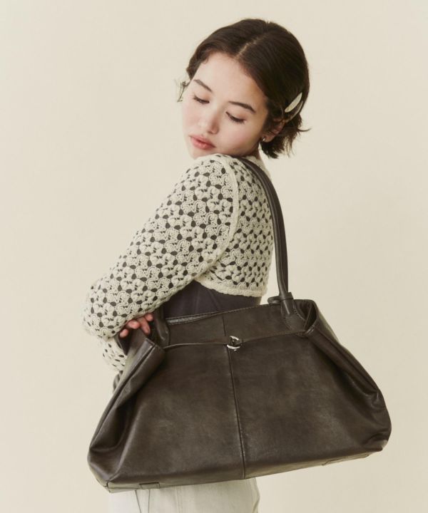 2way 復古皮革托特包 