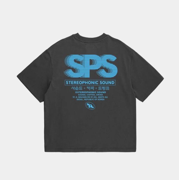 HAVEHAD SPS Letter Half Sleeve Tee 