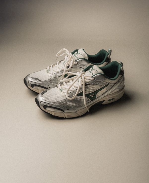 Mizuno MXR 灰銀/銀綠/米白銀（紅logo) 