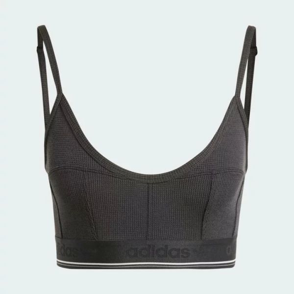 ADIDAS 螺紋縫線運動內衣 