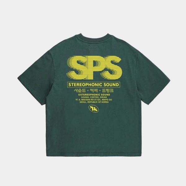 HAVEHAD SPS Letter Half Sleeve Tee 