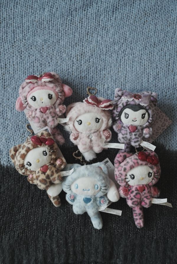 限定豹紋 三麗鷗吊飾 