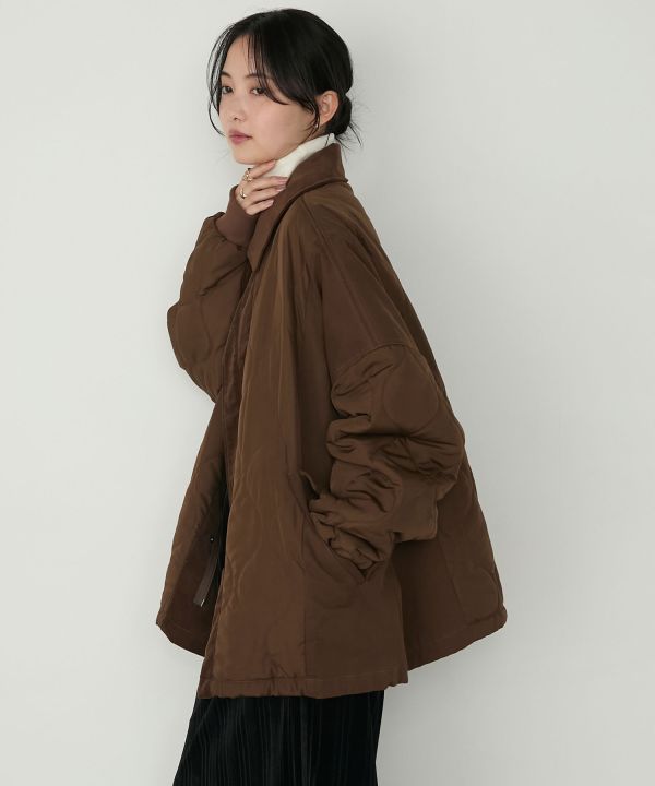 軍裝絎縫短外套 