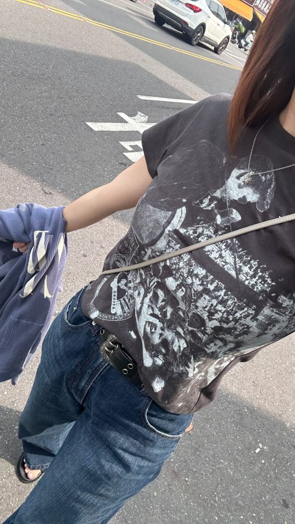 The King of Rock & Roll 貓王合身小短T 