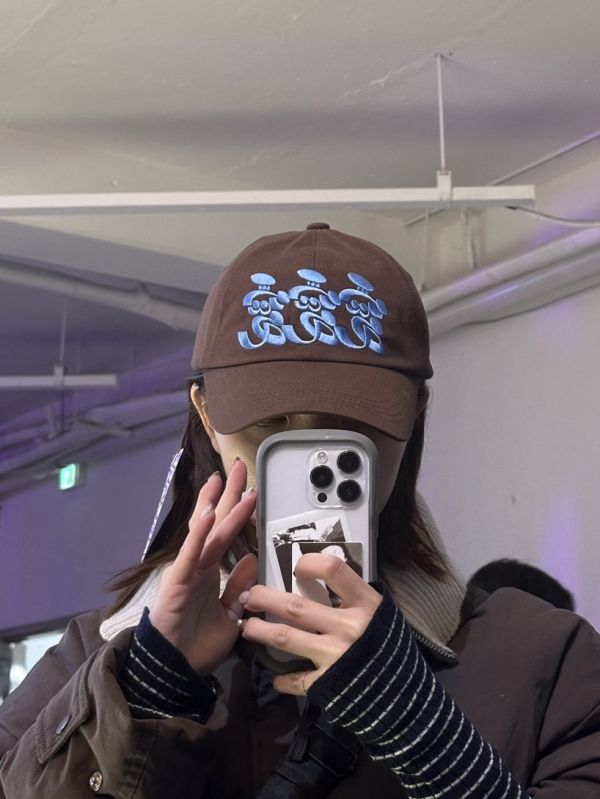 luvluvluv seoul 愛愛愛 刺繡logo 棒球帽 