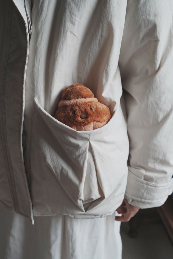 最後現貨！假兩件針織高領鴨絨外套 