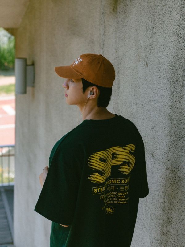 HAVEHAD SPS Letter Half Sleeve Tee 