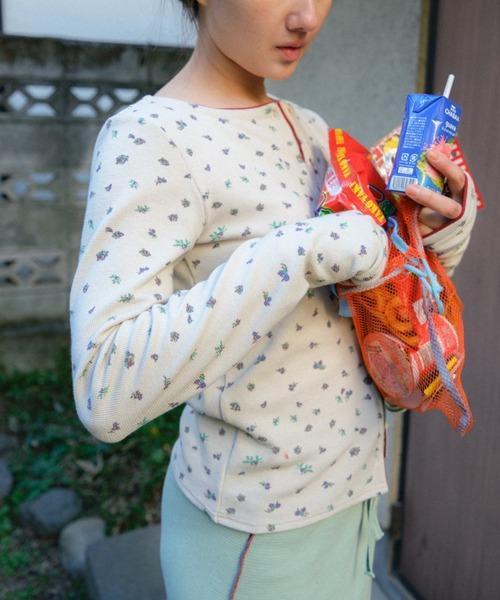 PAMM 小碎花排釦上衣(內含胸墊) 