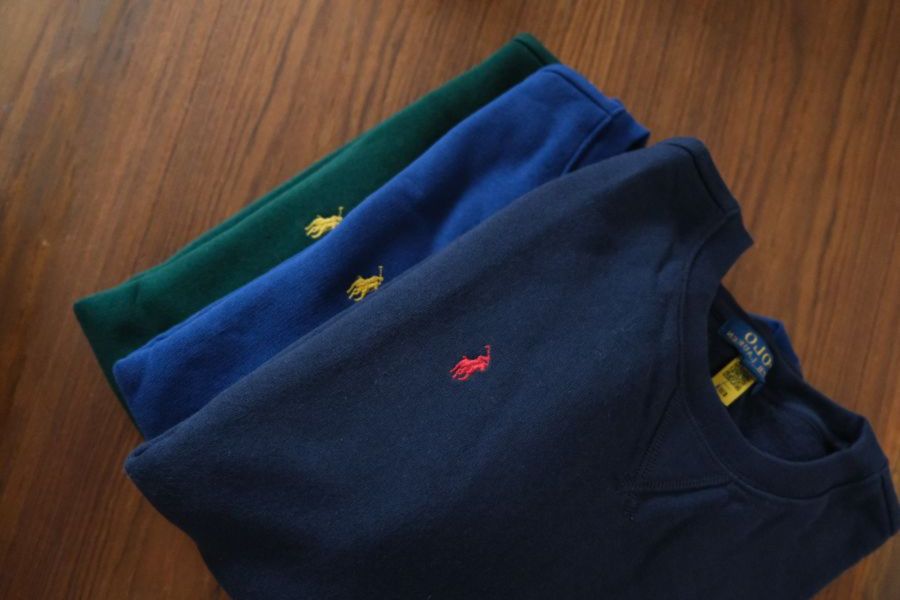 Polo Ralph Lauren 大童款 內刷毛大學T 