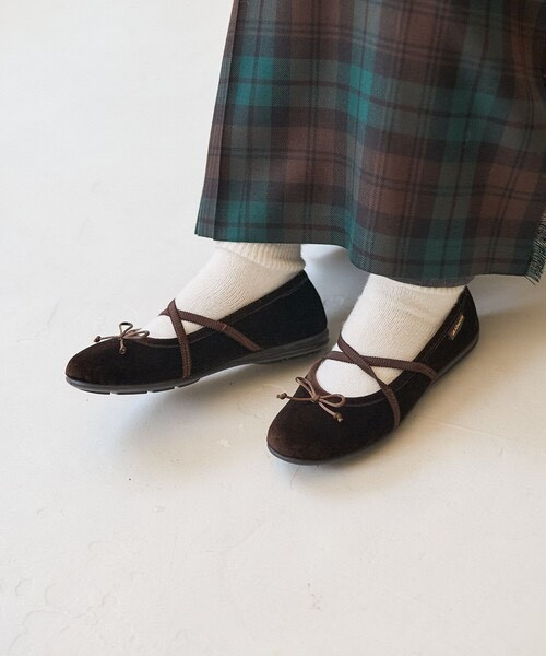 Alberola × FREAK'S STORE 蝴蝶結平底鞋 