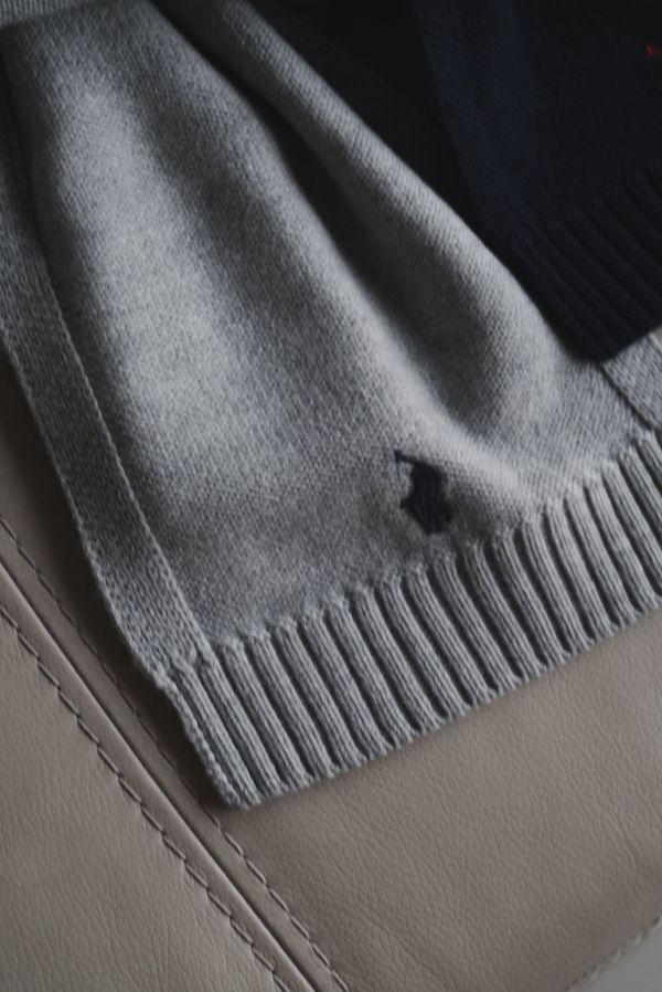 POLO RALPH LAUREN 大童羊毛圍巾 