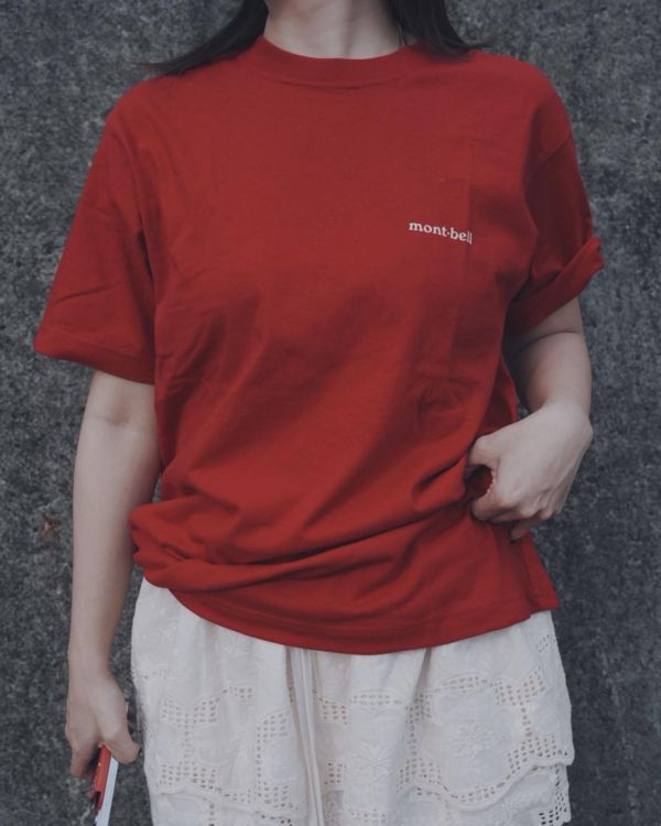 MONT-BELL 純棉短T 