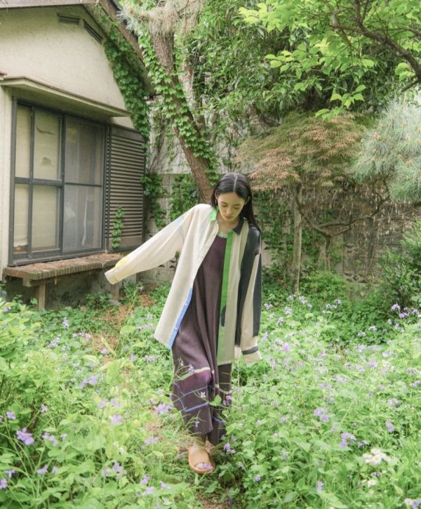 PAMM 透明感色塊襯衫 