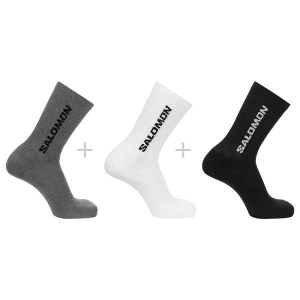 SALOMON EVERYDAY CREW 3-PACK 運動襪 