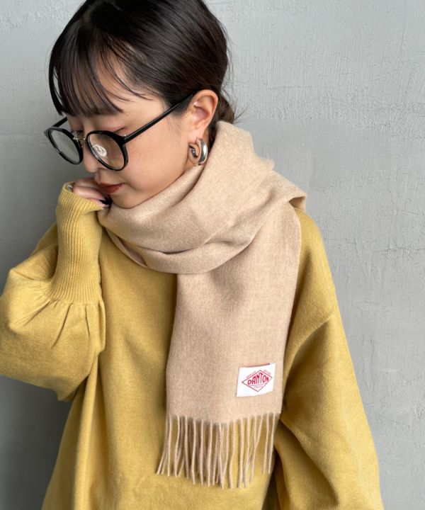 DANTON WOOL CASHMERE MUFFLER 克什米爾羊毛圍巾 