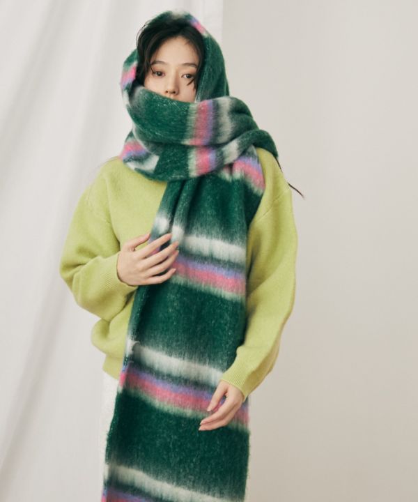 漸層圍巾 