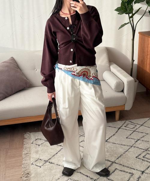 彈性針織兩件式套裝 