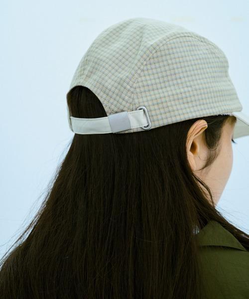 BROKEN BASE 小格子五分割帽 