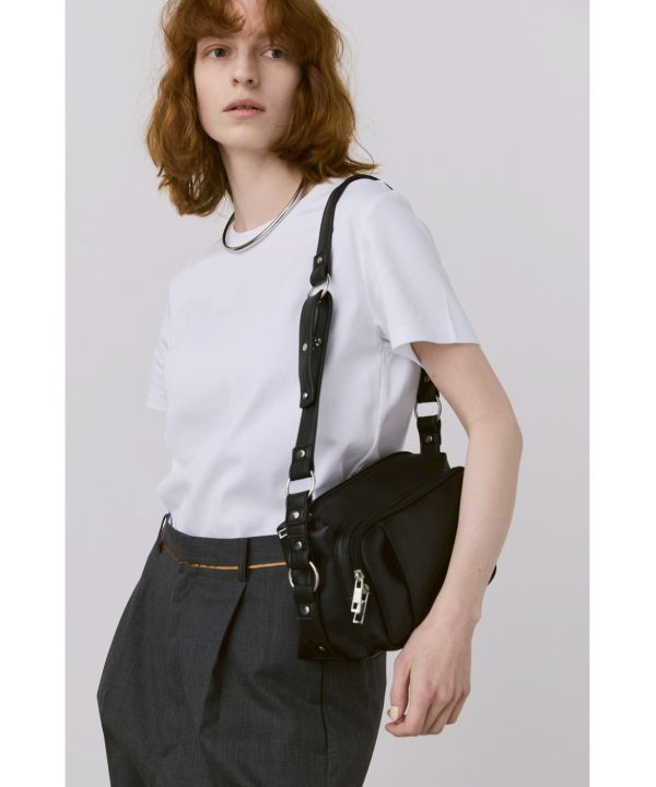 2way多夾層扣環方包 