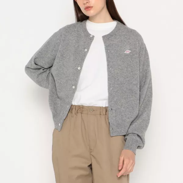 DANTON LAMBSWOOL CREW NECK KNIT CARDIGAN 羊毛圓領針織外套 