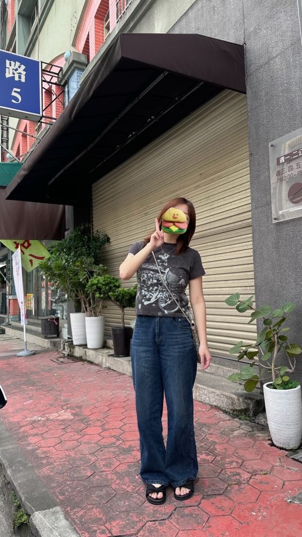 TCM washed denim pants 水洗寬鬆牛仔褲 