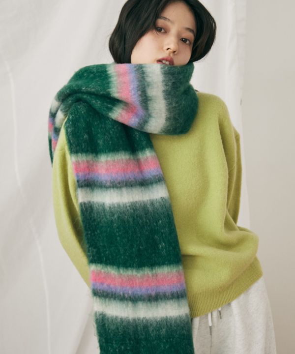漸層圍巾 