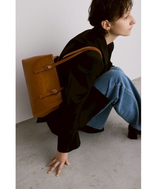 復古雙排扣長柄包 