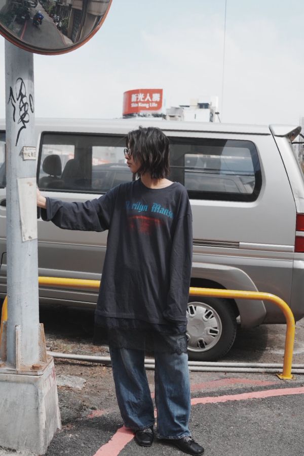 Marilyn Manson 蕾絲下擺 one piece 