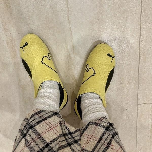 PUMA SLIPCAT 粉 / 黃 