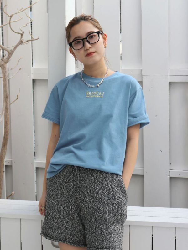 UNGRID 小刺繡修身短T 