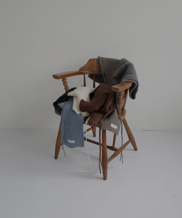 簡約時髦圍巾帽 