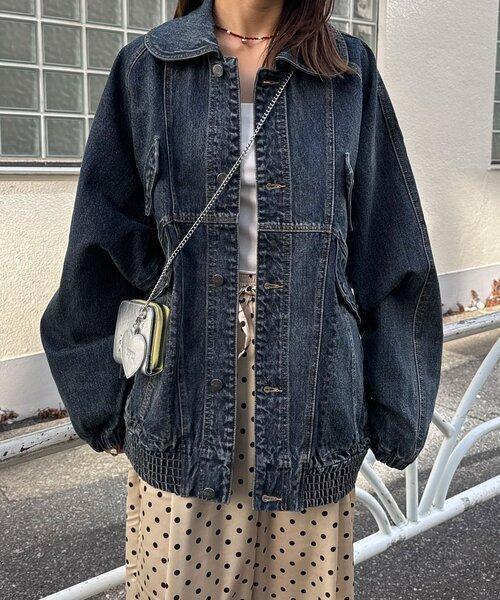 換季折扣 ! 圓領牛仔夾克 