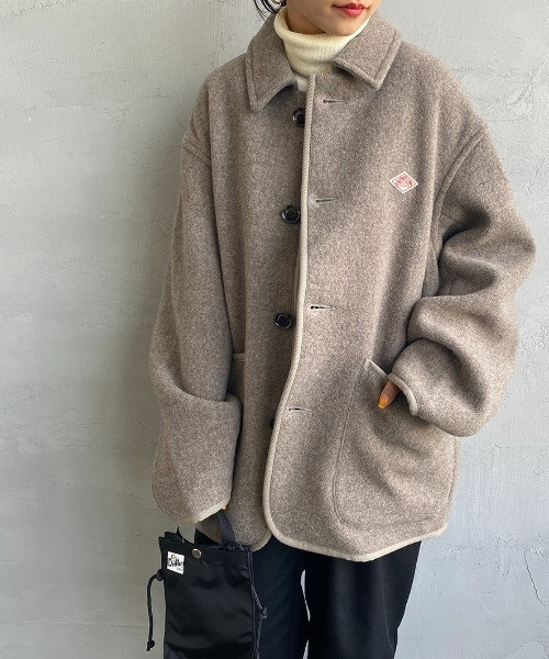 DANTON WOOL LIGHT PILE COVERALLS JACKET 羊毛夾克 