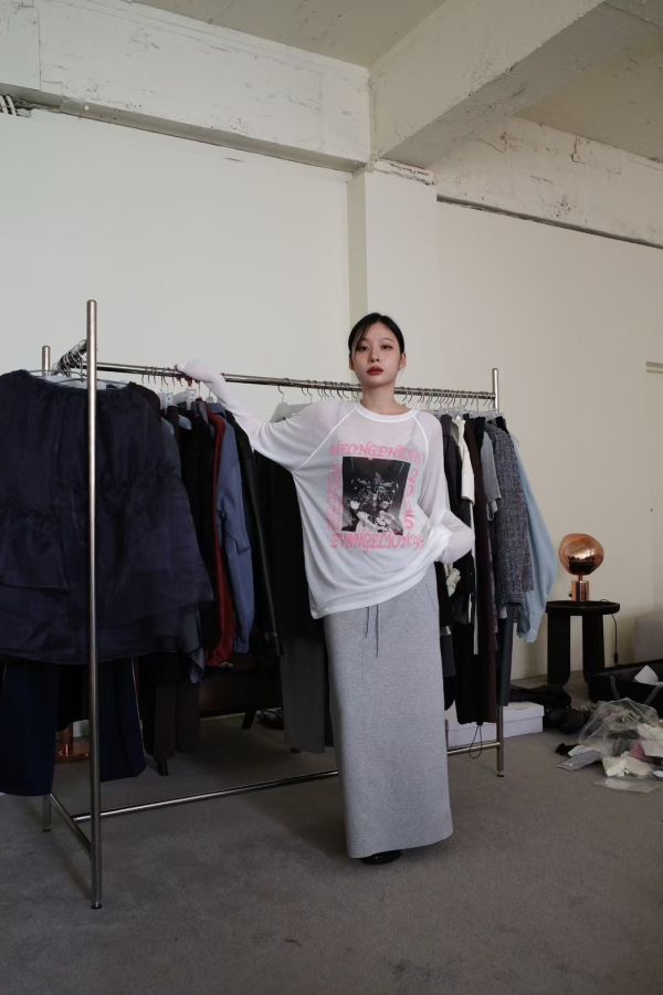 EVA 新世界福音戰士 印花微透薄長T 